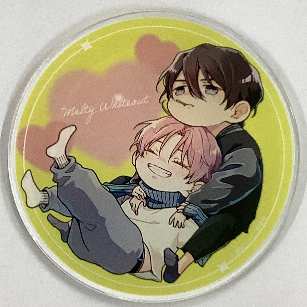 鯛野ニッケ 『メルティホワイトアウト』 グラッテ アクリルコースター