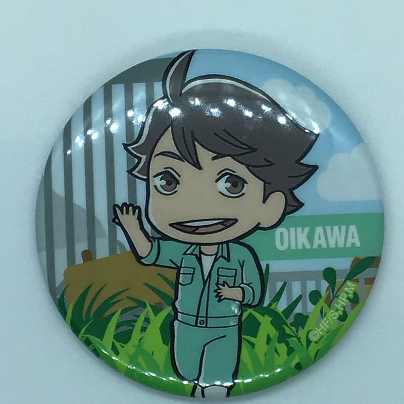 ハイキュー!! 及川 徹 ちびキャラ 飼育係ver. トレーディング缶バッジ