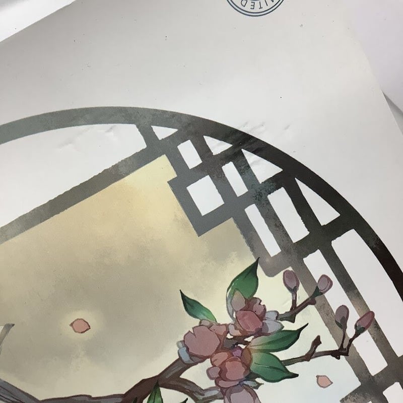 秋山花「THE 3 BIRDS AND A FLAG」