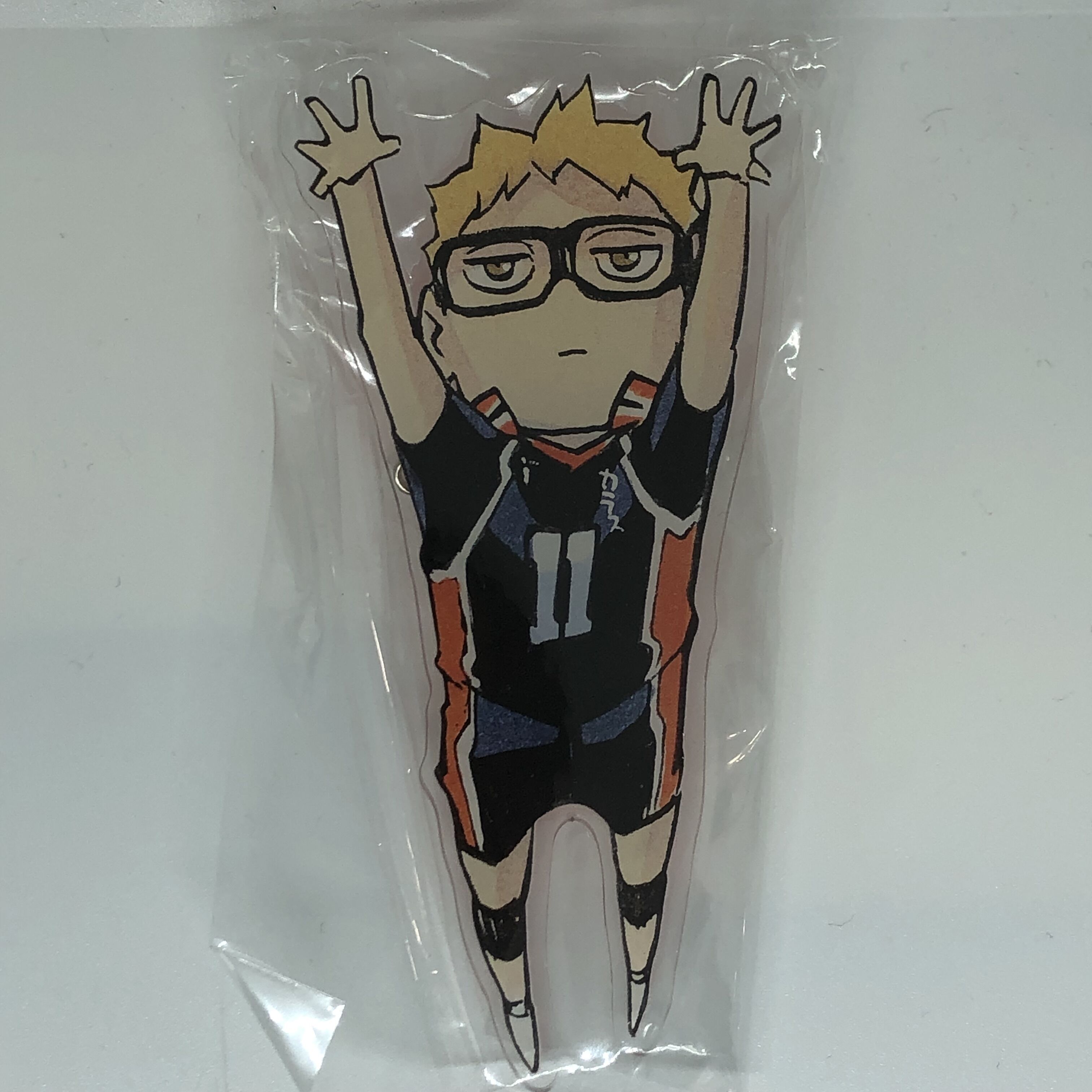 ハイキュー　合同練習会　月島蛍　アクリルバッジ original