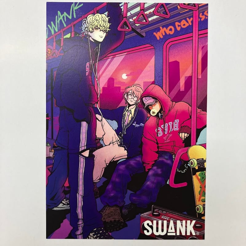 Paradox Live 征木北斎 & 円山玲央 & 伊藤紗月 SWANK 購入特典 ポストカ