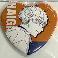 しっけ 『ピンクハートジャム』 くじメイト　缶バッジ 　灰賀 【BLグッズ】