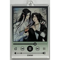 魔道祖師 公式茶屋 箔押し風カンバッジ 魔道学園 ver.A　藍忘機　9個セット 魔道祖師 公式茶屋 箔押し風カンバッジ(ブラインド) 魔道学園ver
