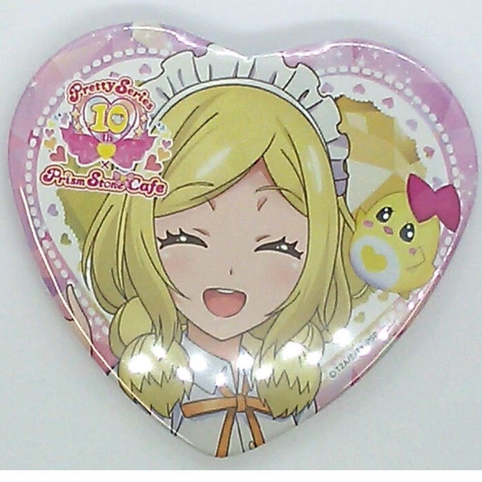 レインボーライブ 10周年展 小鳥遊おとは 缶バッジ Suzuno Ito & Takanashi Otoha - Badge - Pretty Rhythm