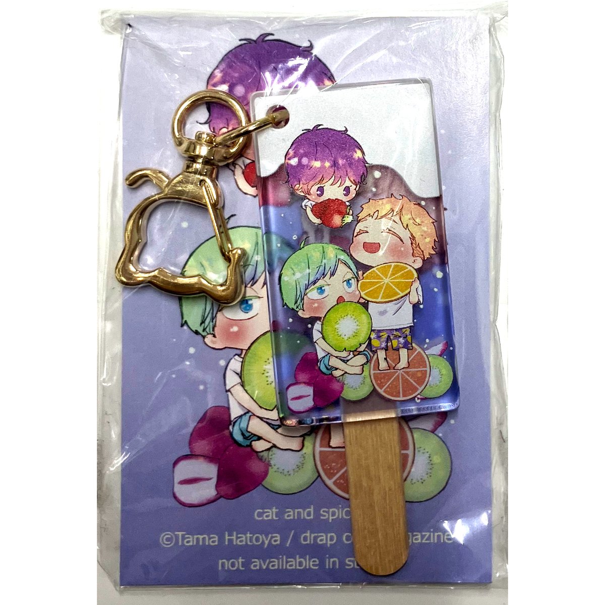 鳩屋タマ 『猫とスピカ 5』サイン会 キーホルダー 単品【BL