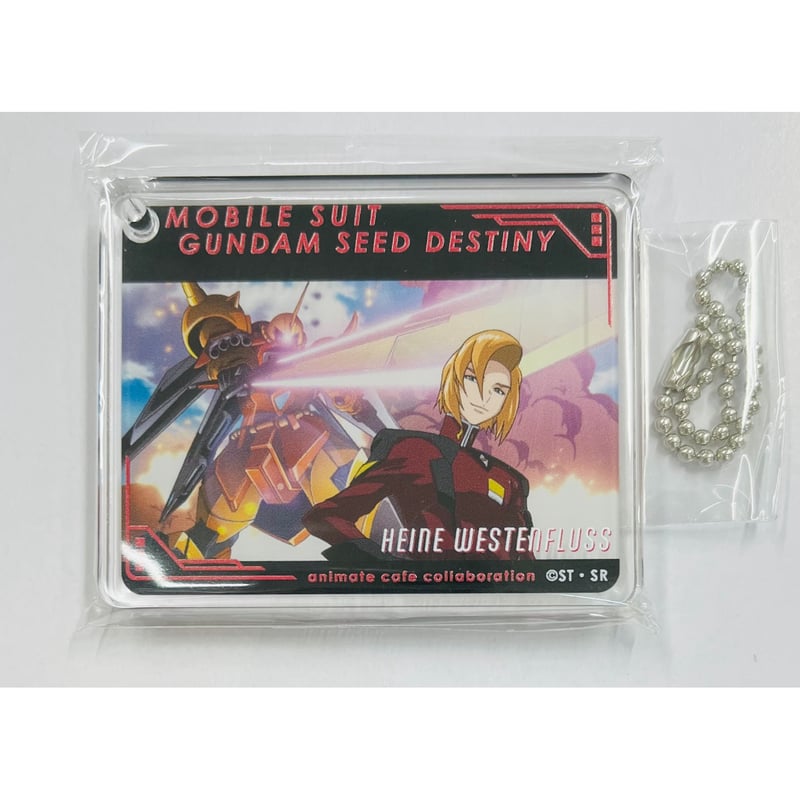 ガンダムSEED ハイネ CoLotta コロッタ アクリルプレートキーホルダー ガンダムSEED カフェ アクリルブロック コロッタ