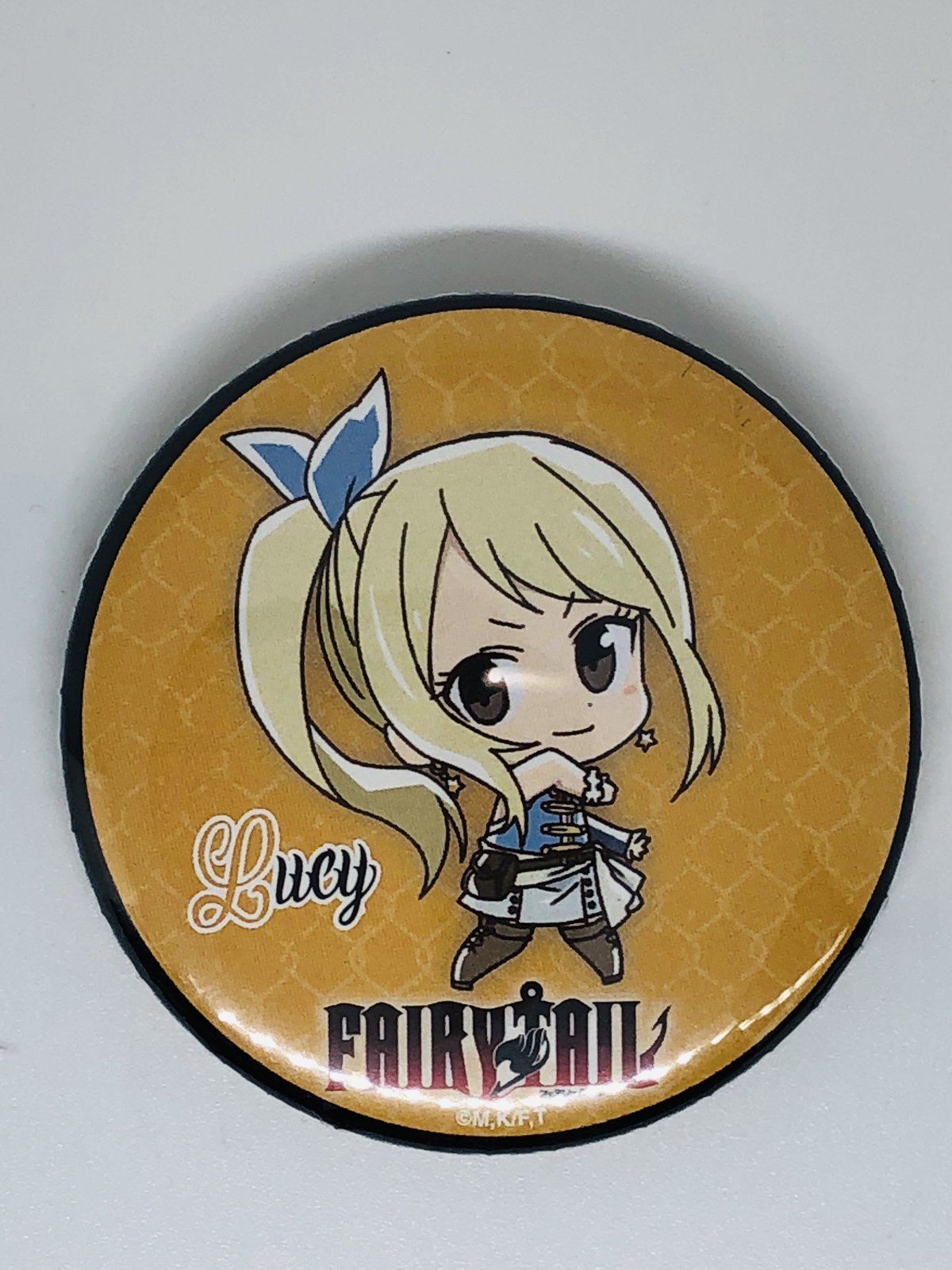 フェアリーテイル　ルーシィ　缶バッジ　きゃらドリ fit=scale-down,w=1200