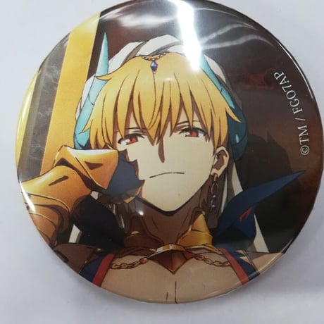FGO キャスター　ギルガメッシュ　缶バッジ　未使用1点　トレーディング キャスター ギルガメッシュ Fate FGO 絶対魔獣戦線バビロニア展