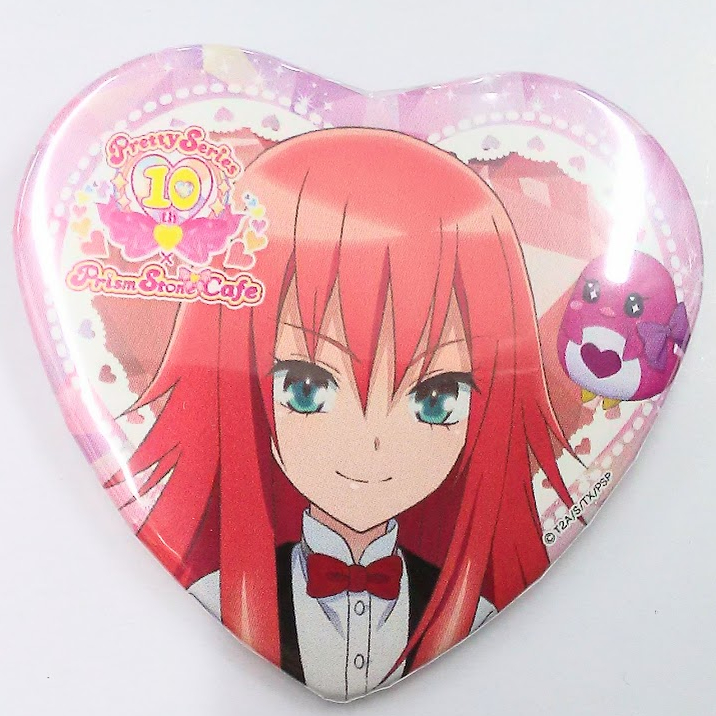 プリティーリズム べる 缶バッジ 10点 イタミ有】プリティーリズム 蓮城寺べる ハート型缶バッジ 等身