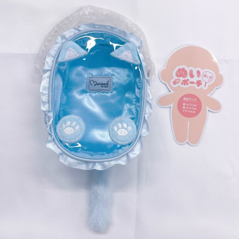 推し活グッズ ポーチ ネコミミ付ぬいポーチ(大) | K-BOOKS 池袋 2次元