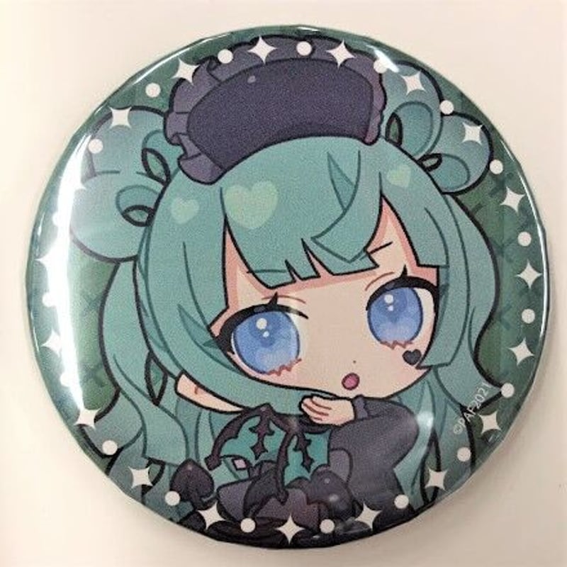 プリティーオールフレンズ×グラフアートカフェ 月川 ちり 缶バッジ