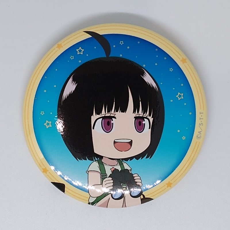 ワートリ 雨取千佳 缶バッジ ワールドトリガー 雨取 千佳 缶バッジ 天体観測ミニキャラver