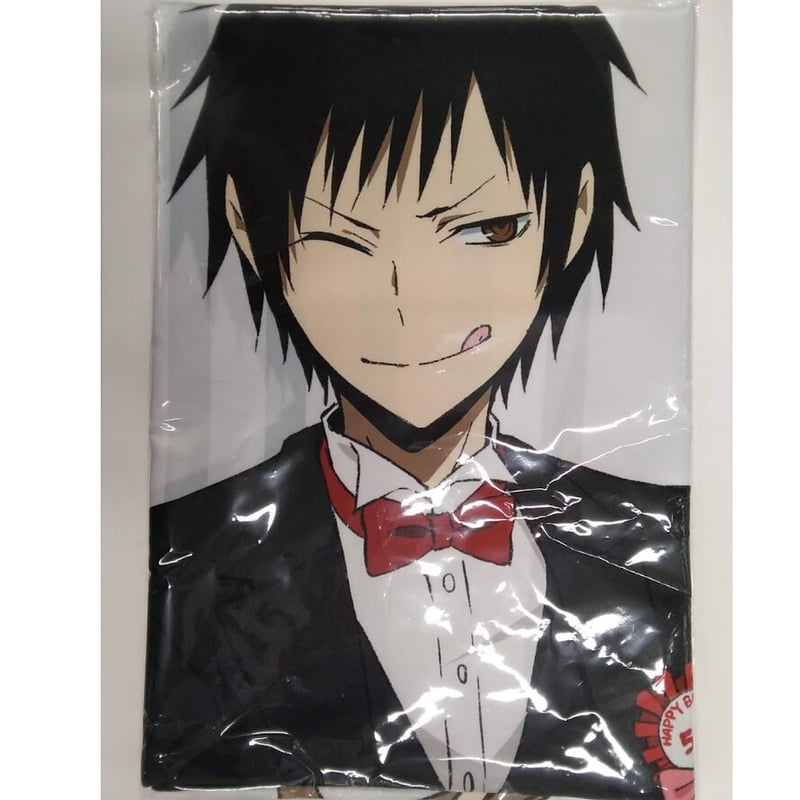 ★【未開封】折原臨也 俺の生誕祭くじ 祭壇に飾れる俺の布 布ポスター 俺とケーキ 臨也が誕生日をセルフプロデュース！？ 「デュラララ!!×2 俺の