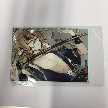 新撰組勿忘草　黙秘録　血魂録　缶バッジ　クリアカード　土方歳三 受注生産】新撰組黙秘録 勿忘草 アクリルパネル 土方歳三 Vol.2