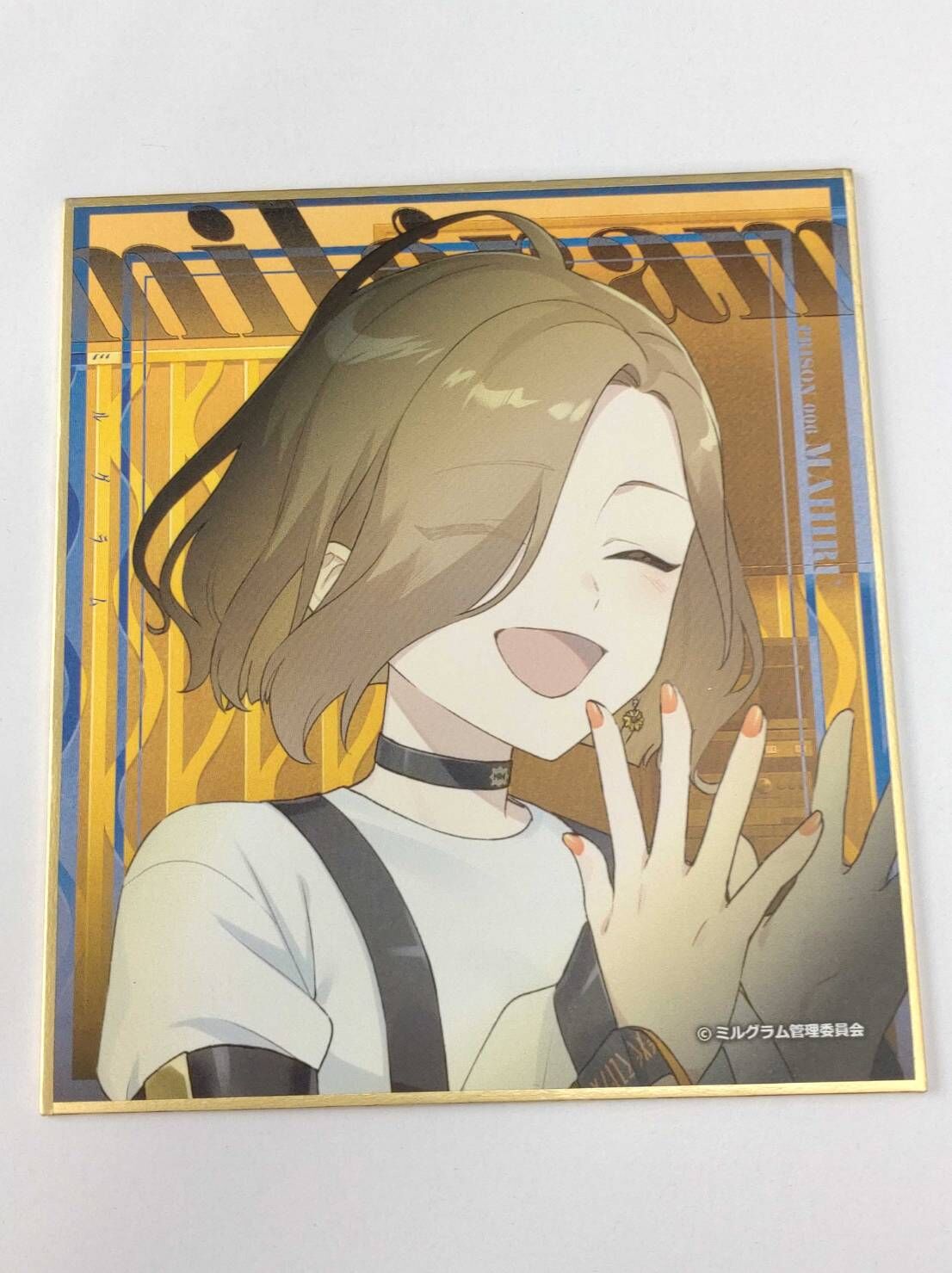 ミルグラム マヒル カラオケの鉄人 コラボ トレーディングミニ色紙 | K