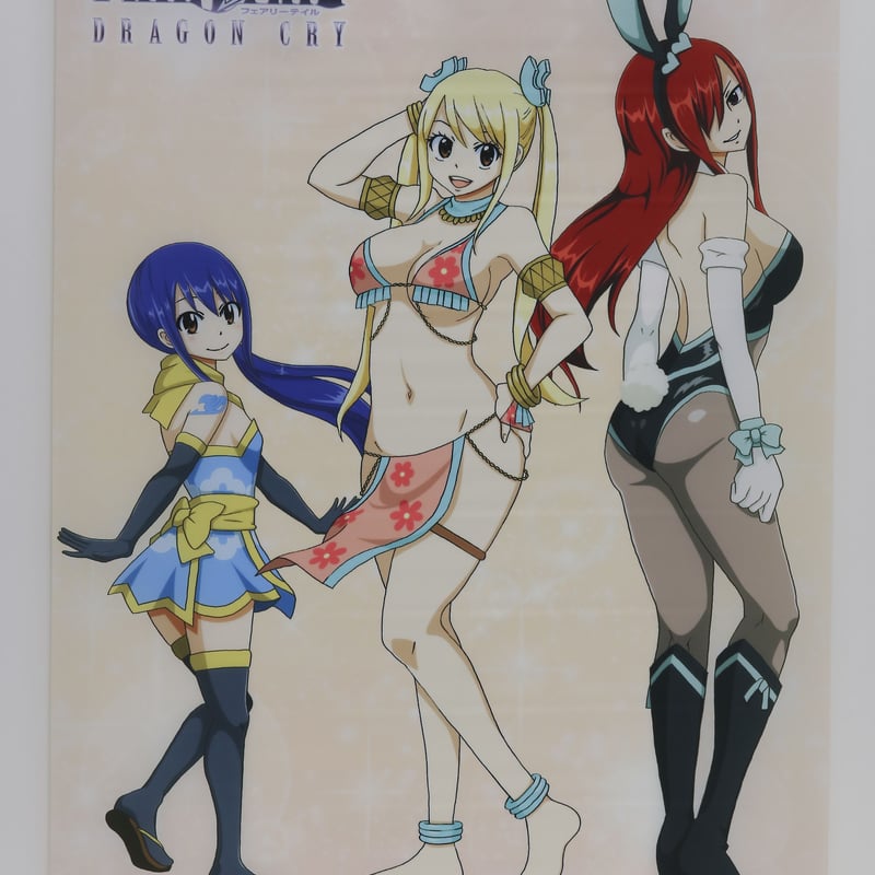 シワ有】FAIRY TAIL ルーシィ・エルザ・ウェンディ B賞 B2 シワ有】FAIRY TAIL ルーシィ・エルザ・ウェンディ B賞 B2