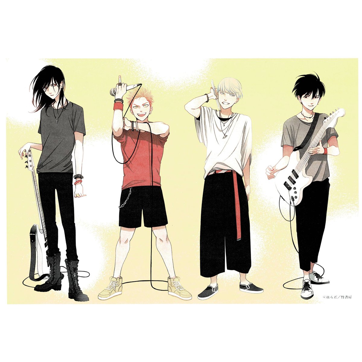 はらだ『よるとあさの歌』 「ヨルアサカフェ」 トレイマット【BL