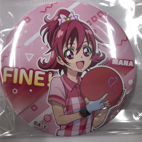 ドキドキプリキュア　トゥインクル缶バッジ　キュアハート　相田マナ ドキドキプリキュア トゥインクル缶バッジ キュアハート 相田