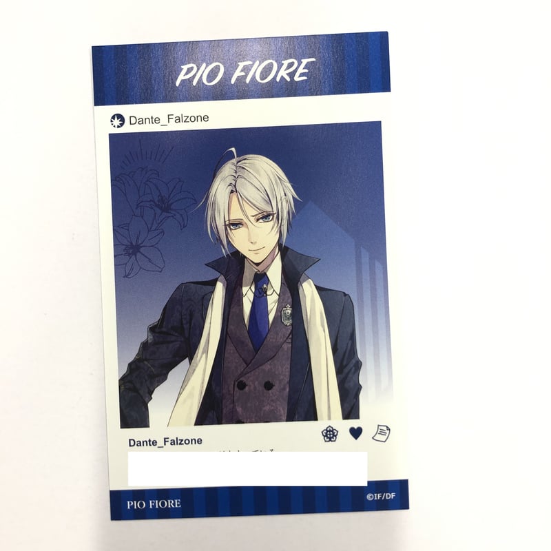 ピオフィオーレの晩鐘 ダンテ メッセージカード | K-BOOKS 池袋 2次元