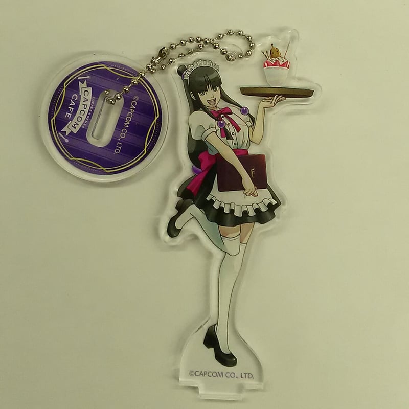 逆転裁判 逆転裁判×カプコンカフェ アクリルキーホルダー 綾里真 逆転裁判 逆転裁判×カプコンカフェ アクリルキーホルダー 綾里真