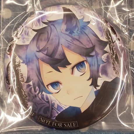 BLACK WOLVES SAGA ブラウル ホロ缶バッジ ラス BLACK WOLVES SAGA -Weiβ und Schwarz- おトモダチコレクション