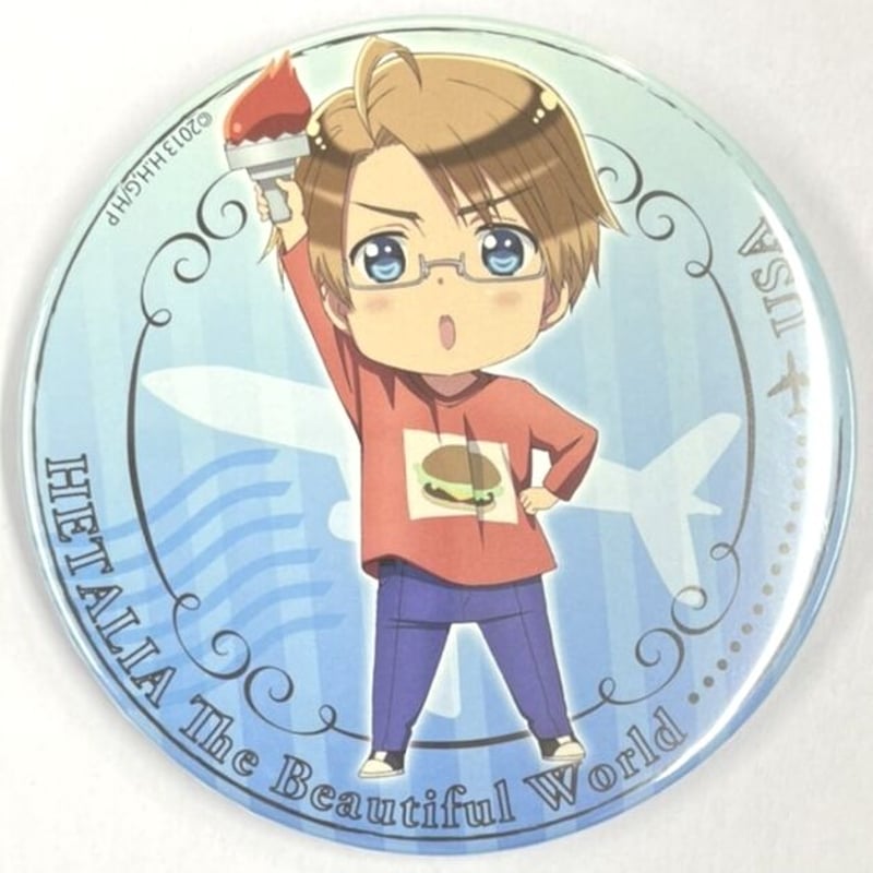 ヘタリア 缶バッジ アメリカ ヘタリア 大きくなったよ！トレーディング