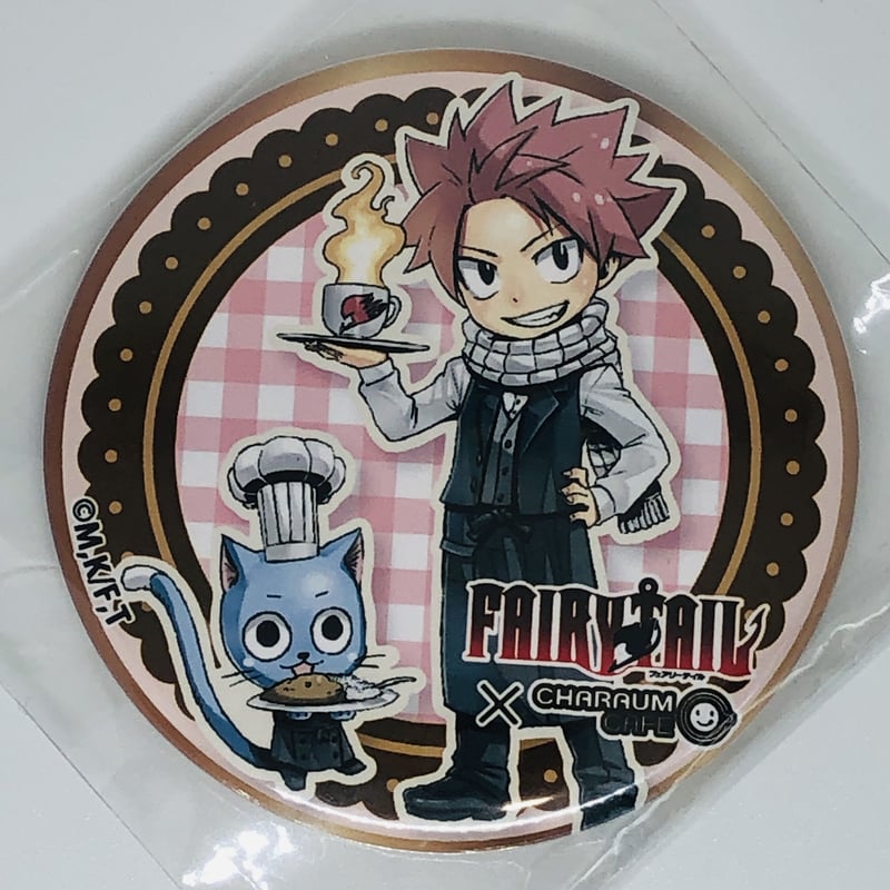 フェアリーテイル　FAIRY TAIL ナツ　缶バッジ FAIRY TAIL ナツ＆ハッピー 57㎜缶バッジ | K-BOOKS 池袋 2次元