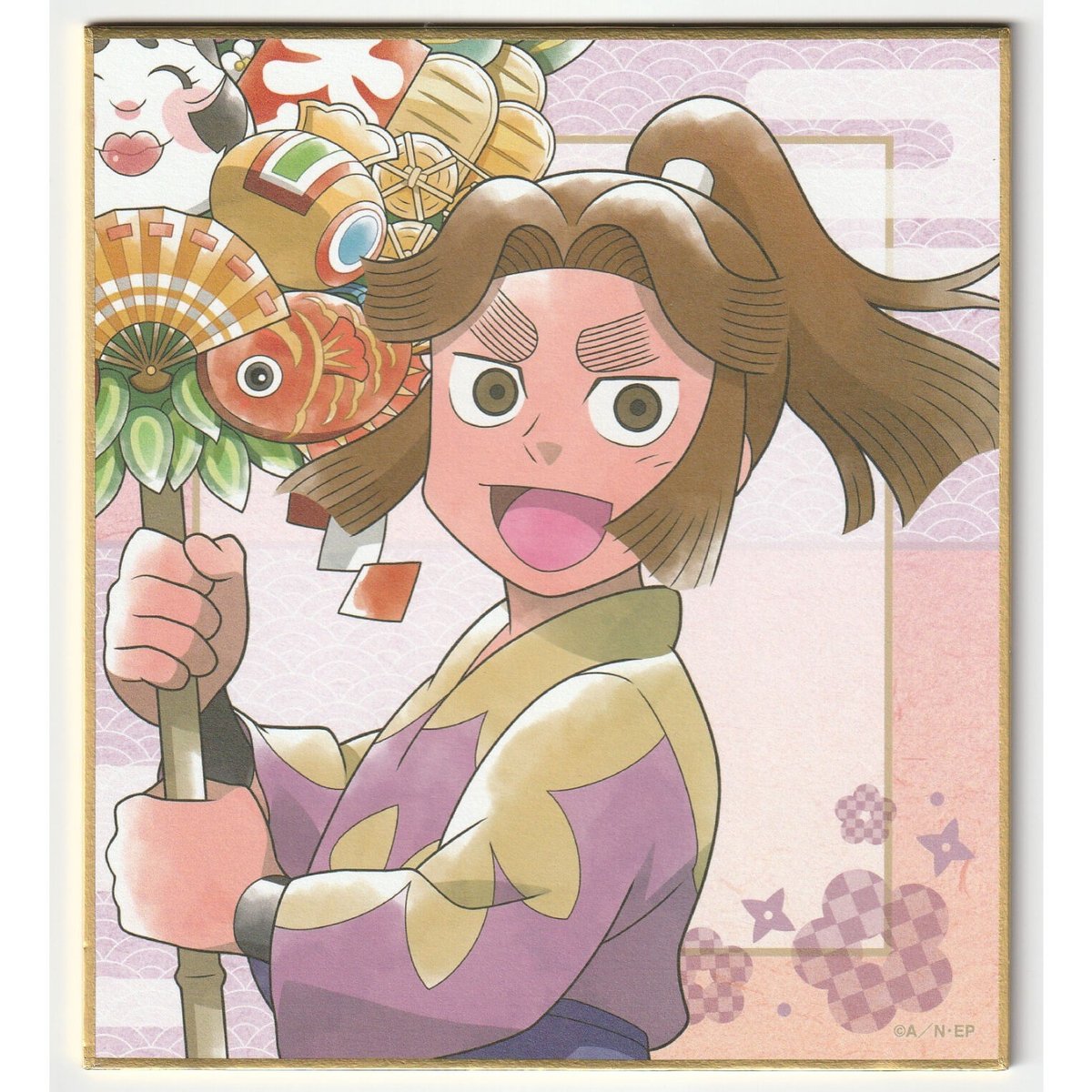 忍たま乱太郎 みんなで下町散策の段 平滝夜叉丸 忍たま乱太郎 滝夜叉丸 みんなで下町散策の段ver. ミニ色紙 ver