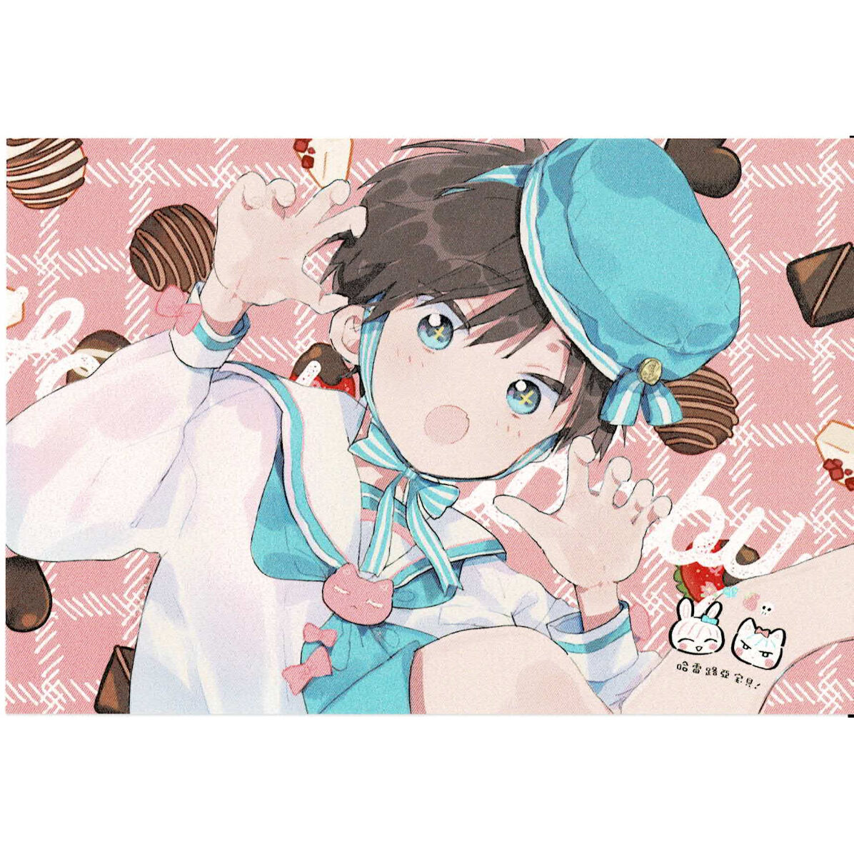 仔縞楽々 『ハレルヤベイビー』ORIGOO ポストカード 冬夏【BLグッズ