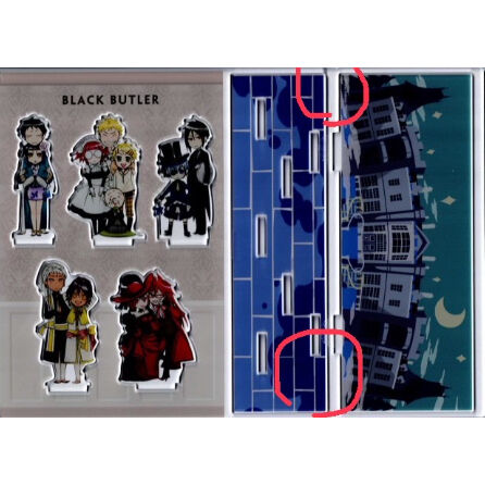 外枠に割れ有】黒執事 アクリルジオラマスタンド | K-BOOKS 池袋 2