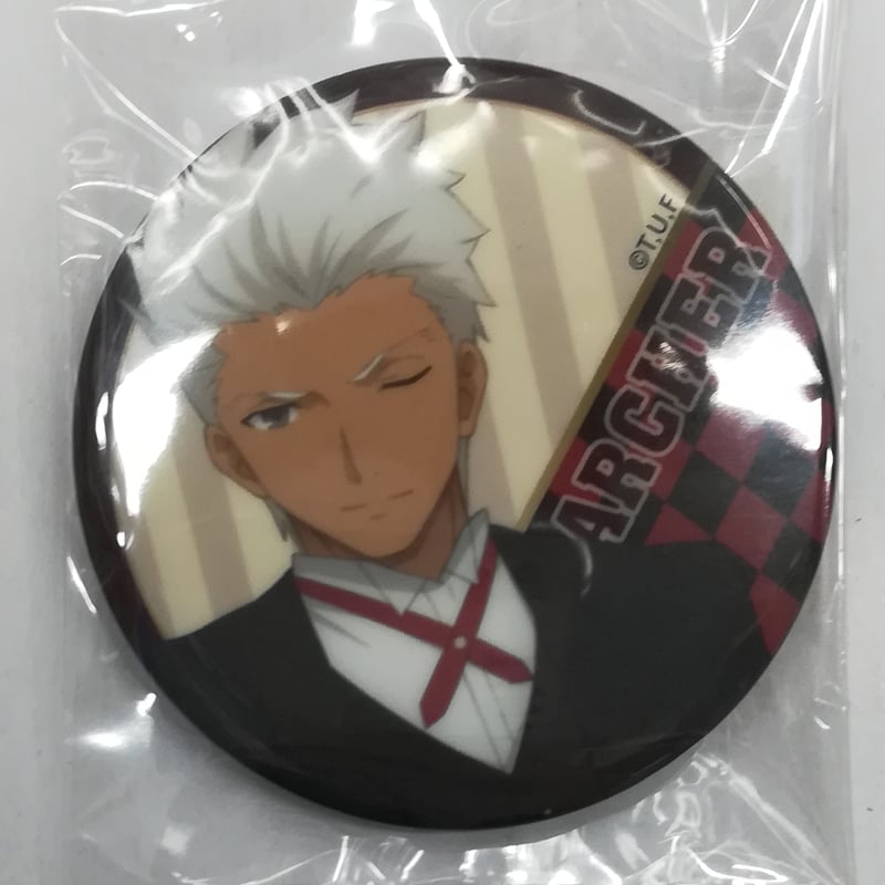 Fate staynight HF 原画缶バッジ アーチャー エミヤ Fate staynight HF