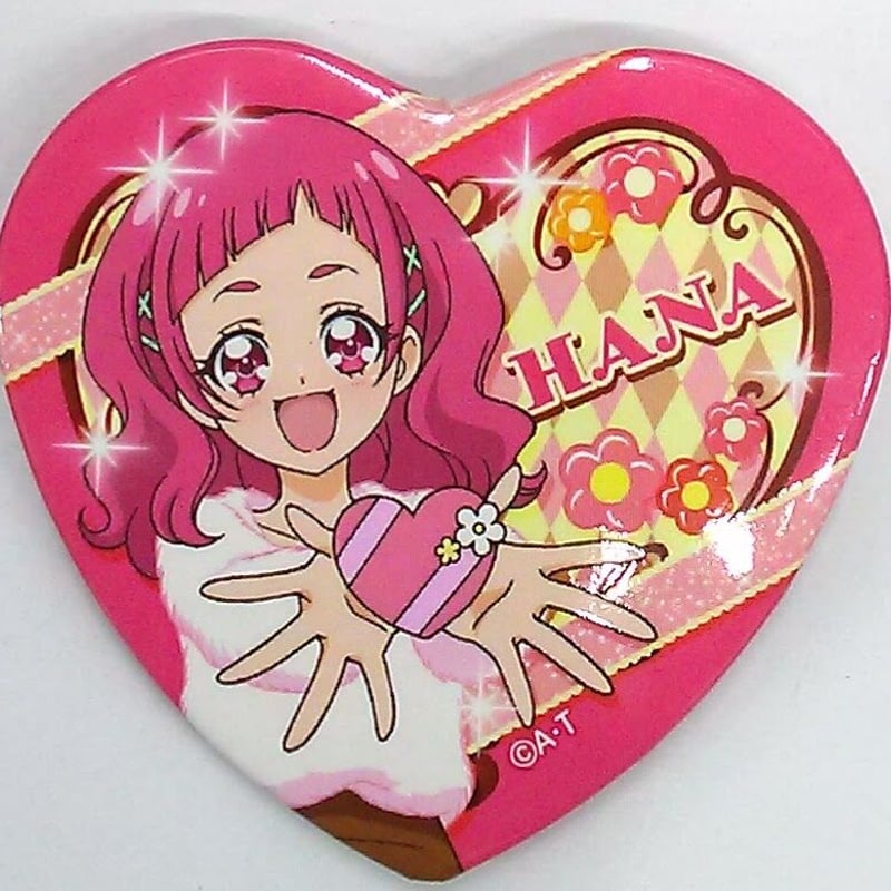 開封済】HUGっと! プリキュア 野乃はな ハート缶バッジ | K-BOOKS 池袋