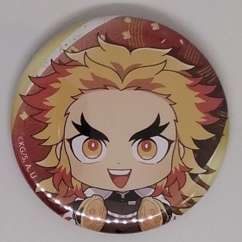 鬼滅の刃 煉獄杏寿郎デフォルメ缶バッジB | K-BOOKS 池袋 2次元グッズ通販