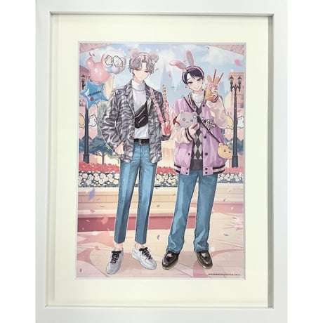 BL カスカベアキラ6月の七星直筆サイン入りアクリルプレート