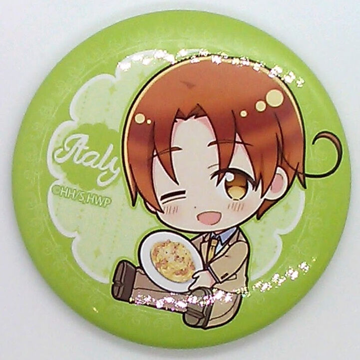 本日限定】ヘタリア Axis Powers イタリア 南イタリア 缶バッジ