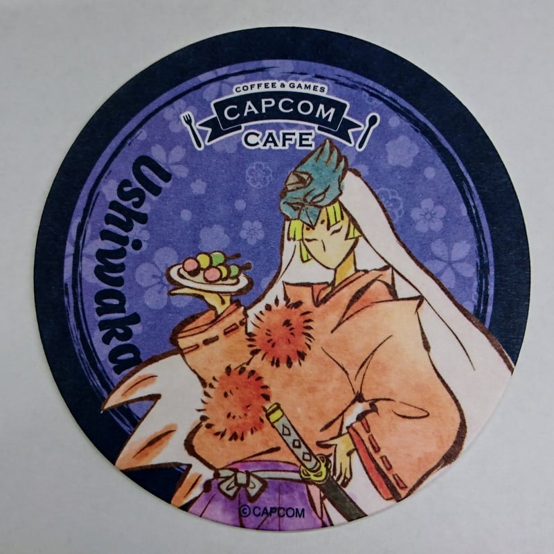 大神 大神×カプコンカフェ コースター ウシワカ | K-BOOKS 池袋 2次元