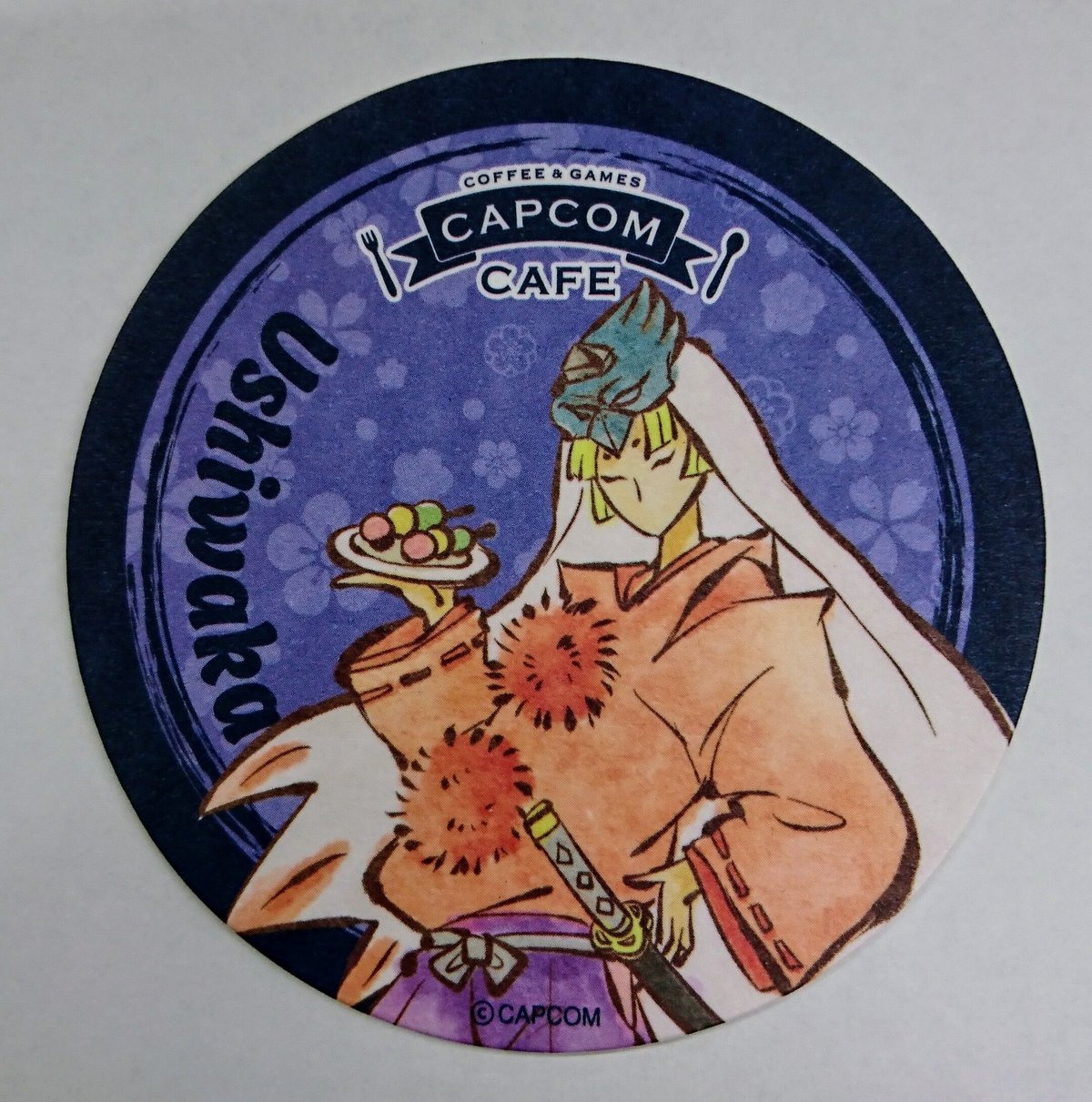 大神 大神×カプコンカフェ コースター ウシワカ | K-BOOKS 池袋 2次元