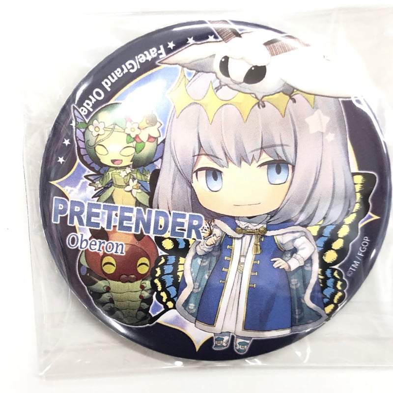 FGO きゃらとりあ オベロン 缶バッジ