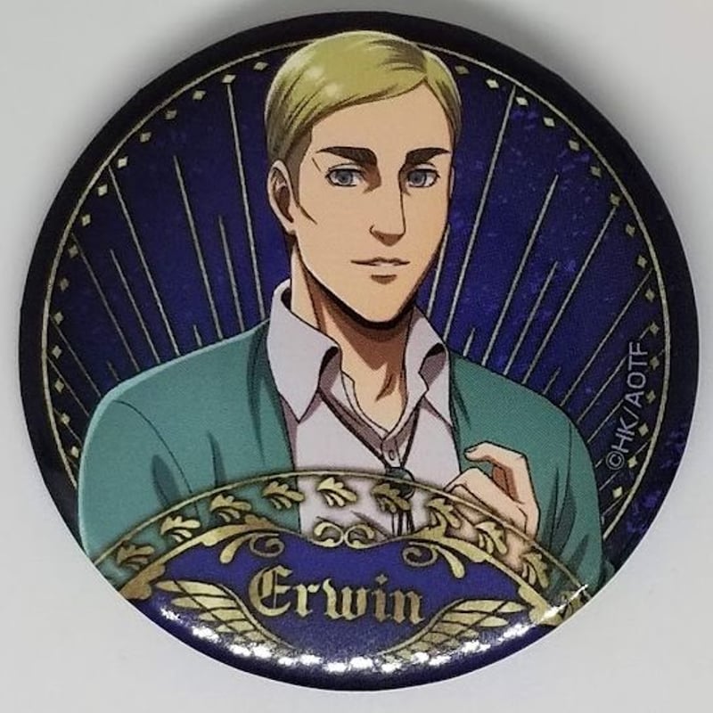 進撃の巨人 エルヴィン・スミス 缶バッジ | K-BOOKS 池袋 2次元グッズ通販