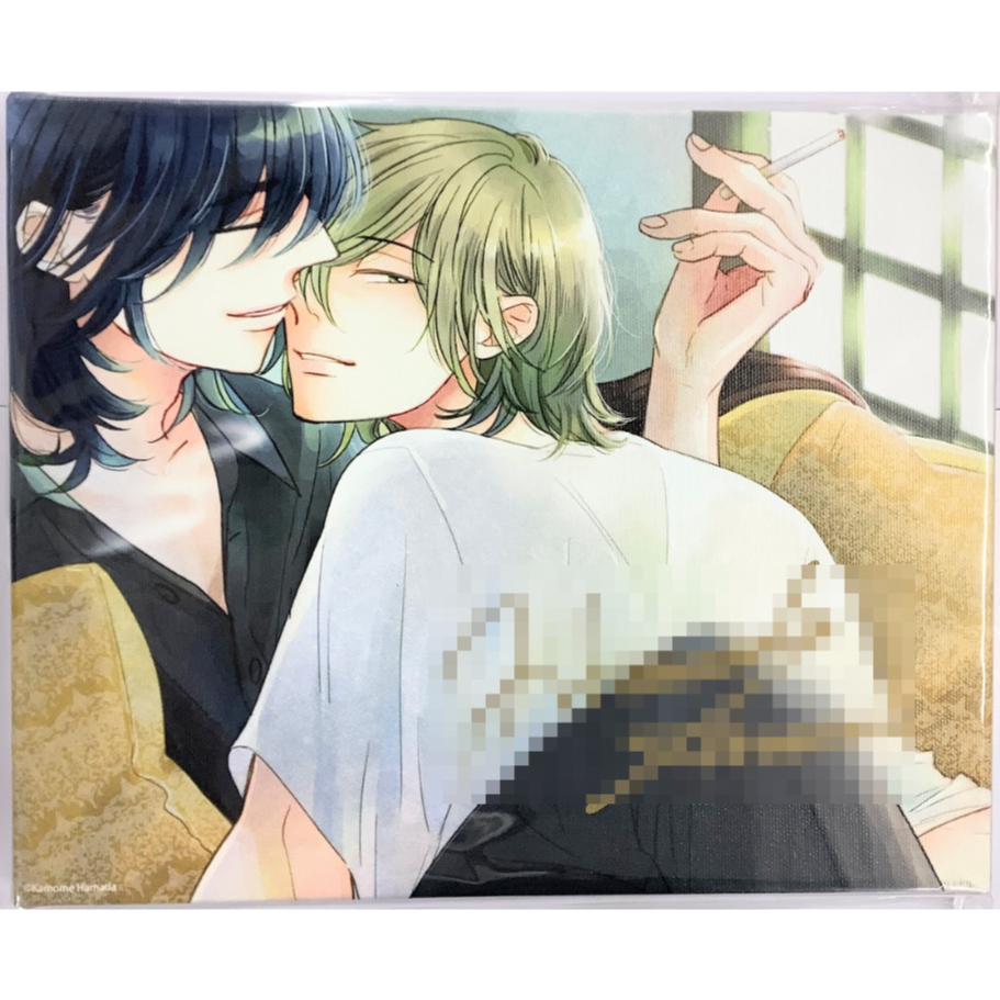 波真田かもめ　直筆サイン＆イラスト入り　複製原稿 波真田かもめ 『スモークブルーの雨のち晴れ』 直筆サイン入り