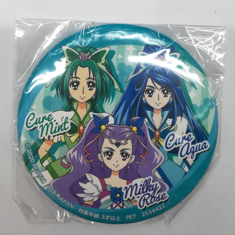 プリキュア5 キュアミント＆キュアアクア＆ミルキィローズ 缶バッジ