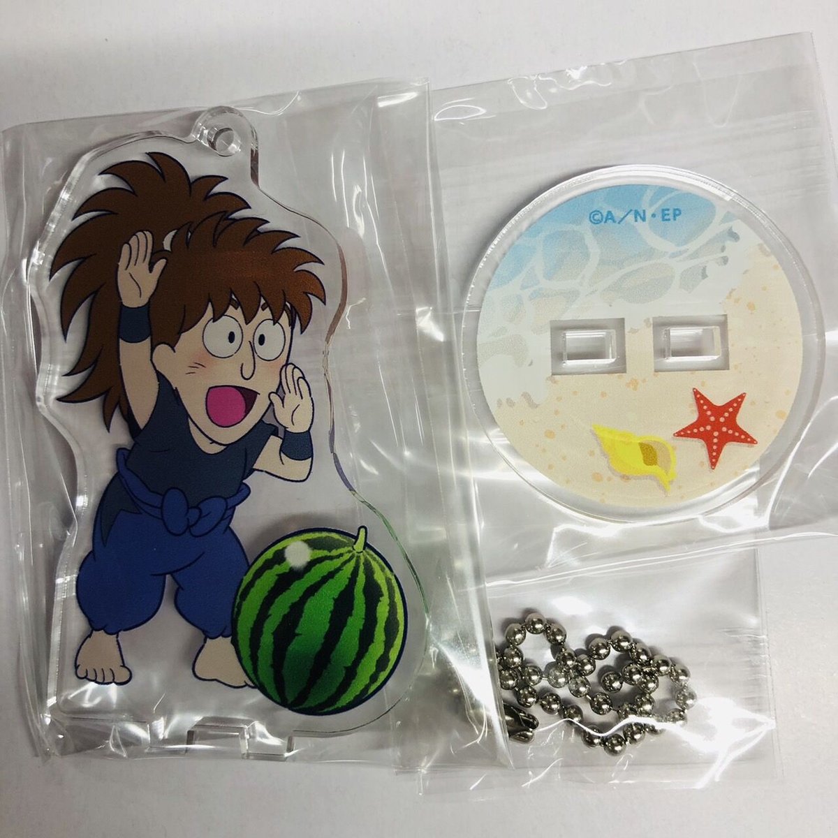 忍たま乱太郎 アニメイトカフェ 海の家 アクリルスタンド キーホルダー