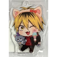 伊咲ネコオ 『ダメ男の椎名先輩とヤバ男の佐々木くん』 DMMスクラッチ　アクリルキーホルダー　佐々木 (ミニ 描き下ろし)【BLグッズ】