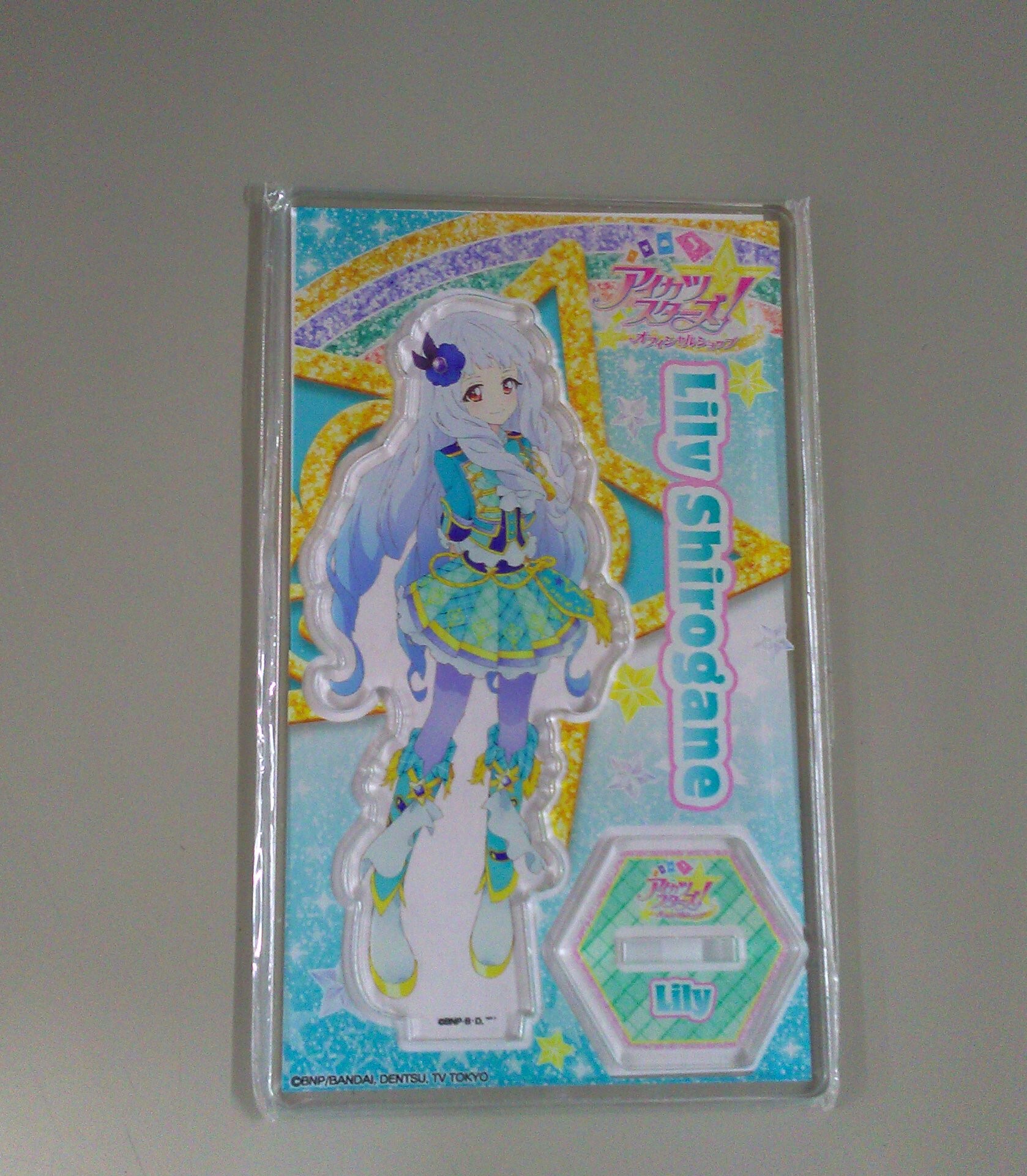 アイカツスターズ!アニONマグバッジ　白銀リリィ　SD 6点セット original