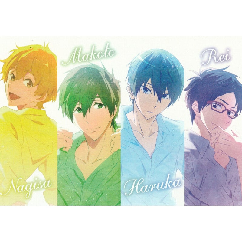 劇場版『Free!-Timeless Medley- 絆』 集合 前売券特典キャラクター