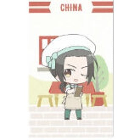 日丸屋秀和　『ヘタリア World Stars 』アニメイトカフェ ショップカード　中国