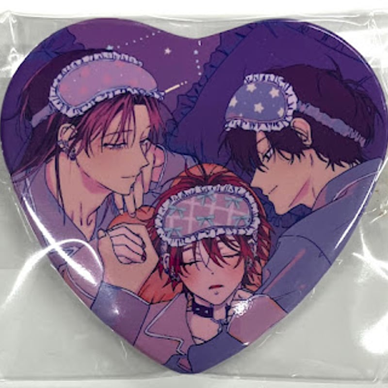 沖田有帆 『PUNKS△TRIANGLE』 ハート缶バッジ【BLグッズ】 | K-BOOKS