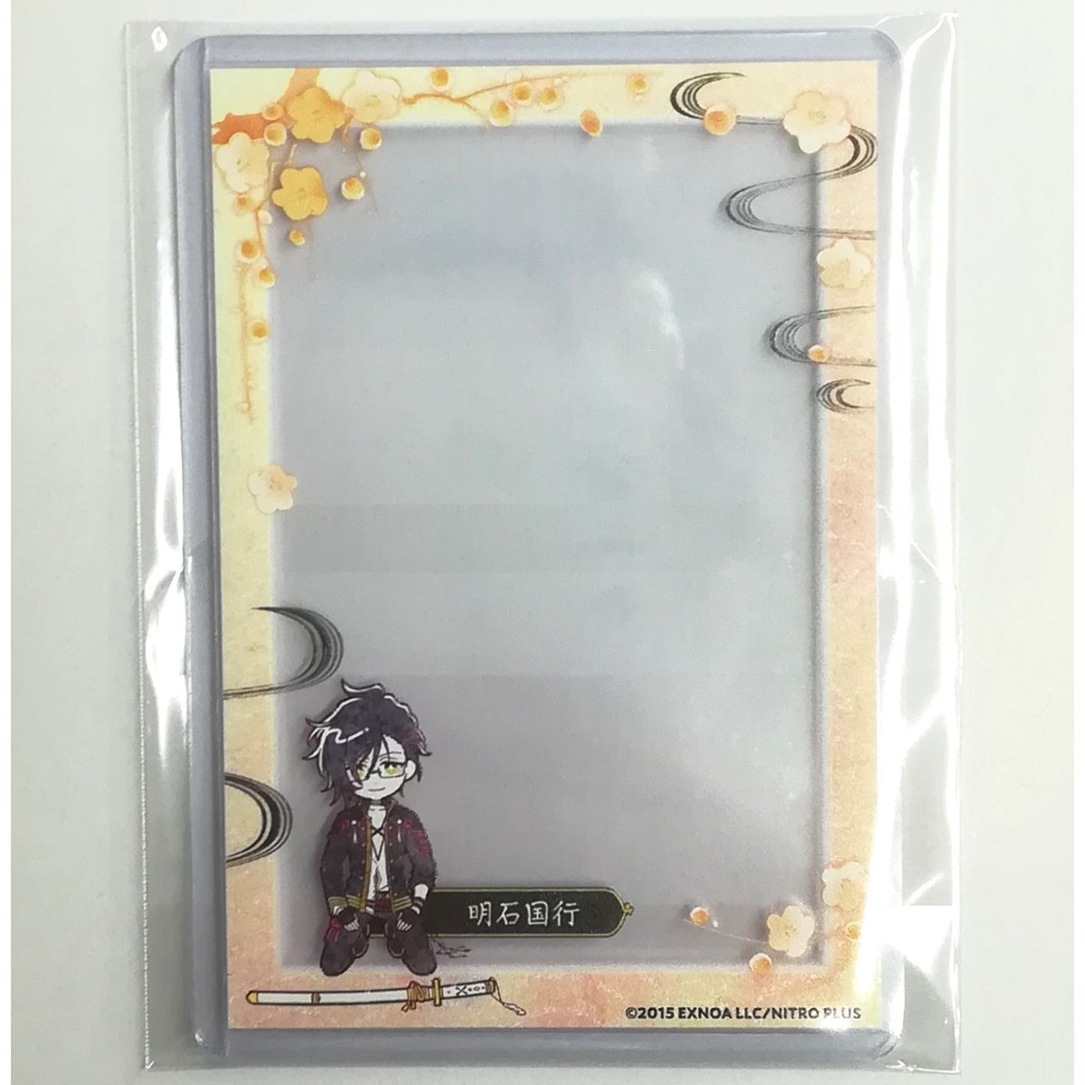 刀剣乱舞 アニメイトカフェ アニカフェ 箔押しカード 硬化ケース