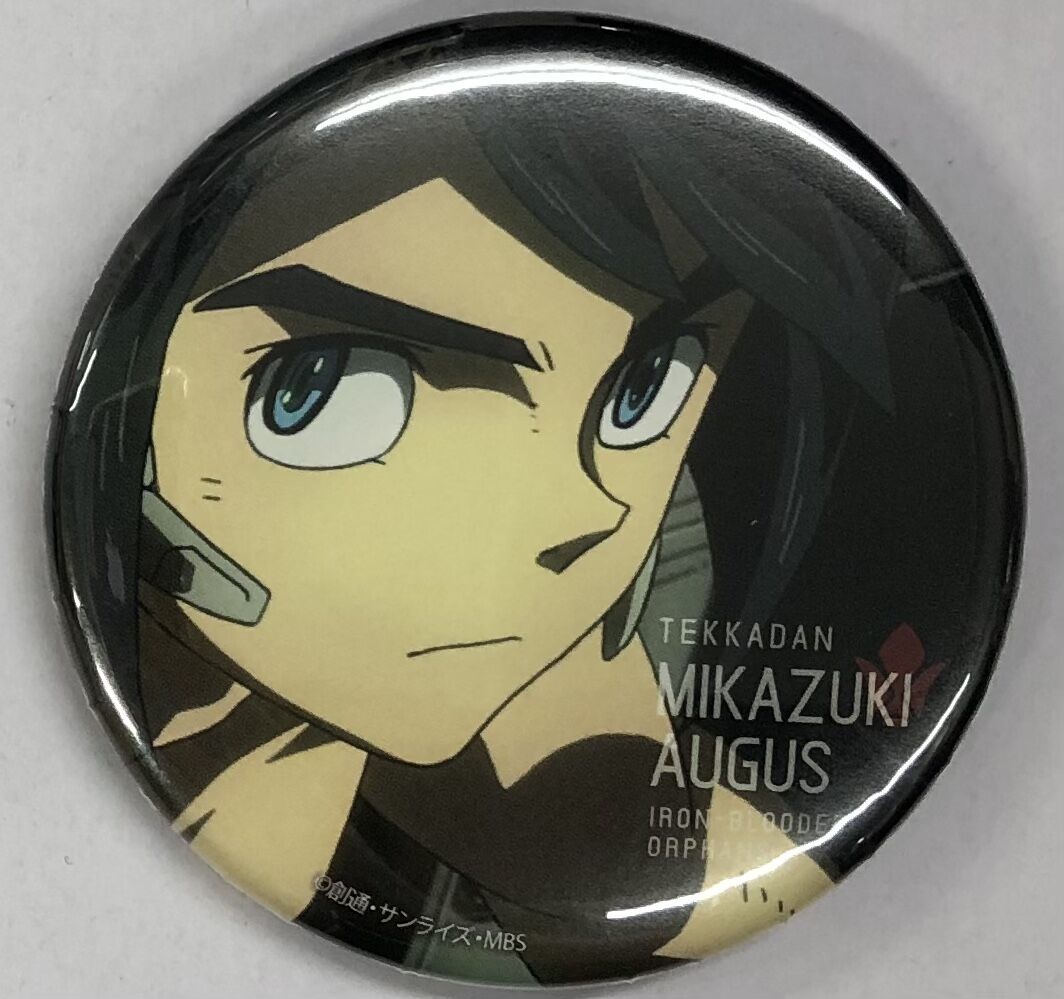 キズ有】ガンダム 鉄血のオルフェンズ 缶バッジ 三日月・オーガス | K