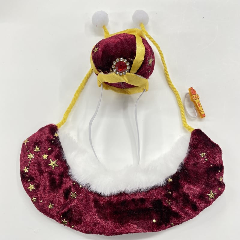 ぬいぐるみ用品 服 王冠 マントセット S－Mサイズ | K-BOOKS